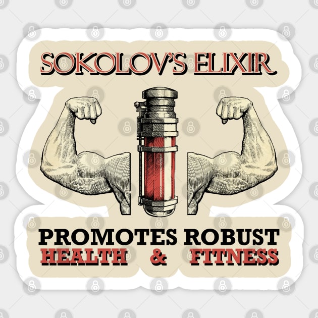 Sokolov's Elixir Sticker by Anguru